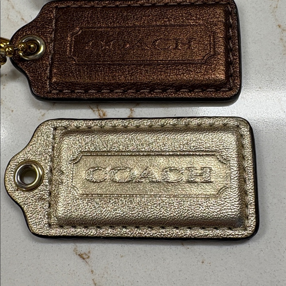 Coach Metalic Tags Scarf Bundle - Picture 8 of 9